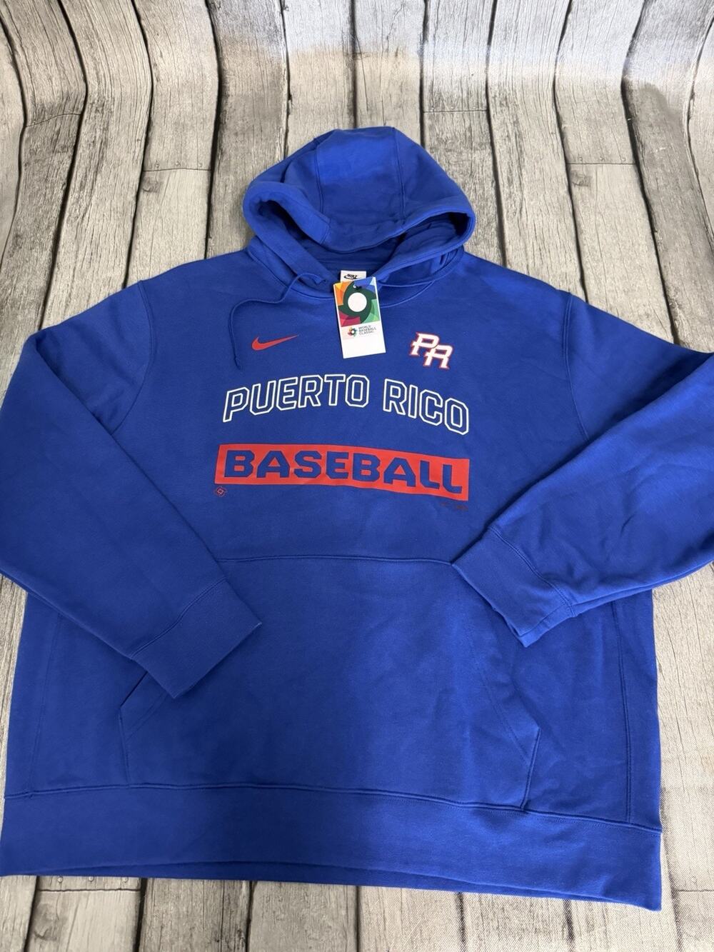 NWT Men’s Nike Puerto Rico Baseball Team 2026 World Baseball Classic Hoodie XXL